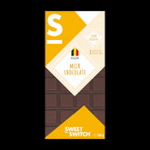 Chocolat au lait à la stévia sans sucre ajouté 100g SWEET SWITCH
